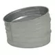 Curva tonda Spiro 15° Ø 100 mm - personalizzazione RAL7035
