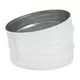 Curva tonda Spiro 15° Ø 100 mm - personalizzazione RAL9010