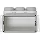 Vent-Axia Uniflexplus alloggiamento a parete superiore 3 x Ø69 incl. 2 x Ø69 mm coperchi di tenuta