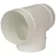 Pezzo a T rotondo in plastica diametro: 150 mm - AT150