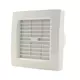 Ventilatore da bagno Ø 120 mm bianco con valvola di chiusura automatica e timer - modello di lusso X120ZT