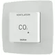 Sensore ambiente Duco CO2 senza controllo RF/Cavo bianco