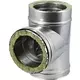 Raccordo a T DP diametro 180 mm (180/230) T90 I316L/I304 (D 0,5/0,6)