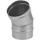 Tubo stufa PS Ø 550 mm in acciaio inox curva 30°