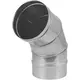 Tubo stufa PS Ø 100 mm in acciaio inox curva 60°