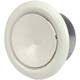 Valvola di ventilazione 100 mm in metallo - S-DVS100 RAL9010