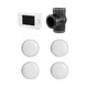 Kit Ubbink RF 0,49 Valvola a 3 vie controllo orologio 4x Sensore CO²