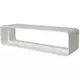 Connettore rettangolare in plastica 220x55 mm - KS25
