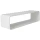 Connettore rettangolare in plastica 220x90 mm - KS29