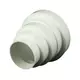 Riduttore di ventilazione universale in plastica per diametro da 80 a 150 mm VA80