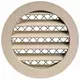 Griglia in alluminio Ø 160 beige - MRA160Y - RAL1015