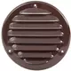 Griglia di aerazione in metallo rotonda 100 mm marrone - MR100B - RAL8016