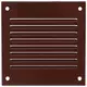 Griglia metallica 100x100 mm marrone - MR1010B
