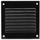 Griglia metallica 100x100 mm nera - MR1010M - RAL9005