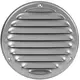 Griglia di aerazione in metallo tonda 100 mm grigia - MR100P - RAL9006