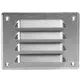 Griglia di aerazione quadrata in metallo 140x105 mm acciaio inox - MR14105i
