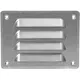 Griglia di aerazione quadrata in metallo 140x105 mm zinco - MR14105Zn