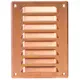 Griglia di aerazione quadrata in metallo 140x190 mm rame - MR1419Cu