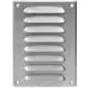 Griglia di aerazione quadrata in metallo 140x190 mm zinco - MR1419Zn