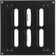 Griglia metallica regolabile 150x150 mm nera - MR1515RM - RAL9005