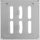 Griglia metallica regolabile 150x150 mm zincata - MR1515RZn