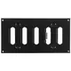 Griglia metallica regolabile 200x100 mm bianca - MR2010RM - RAL9005