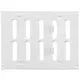 Griglia metallica regolabile 200x150 mm bianca - MR2015R - RAL9016