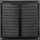 Griglia metallica 200x200 mm nera - MR2020M - RAL9005