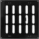 Griglia metallica regolabile 200x200 mm nera - MR2020RM - RAL9005