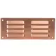 Griglia di aerazione quadrata in metallo 260x105 mm rame - MR26105Cu
