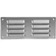 Griglia di aerazione quadrata in metallo 260x105 mm acciaio inox - MR26105i
