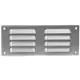 Griglia di aerazione quadrata in metallo 260x105 mm zinco - MR26105Zn