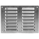 Griglia di aerazione quadrata in metallo 260x190 mm alluminio - MR2619Al