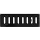 Griglia metallica regolabile 300x100 mm nera - MR3010RM - RAL9005