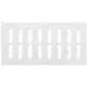 Griglia metallica regolabile 300x150 mm bianca - MR3015R - RAL9016