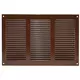 Griglia metallica 300x200 mm marrone - MR3020B