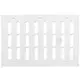 Griglia metallica regolabile 300x200 mm bianca - MR3020R - RAL9016