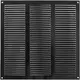 Griglia metallica 300x300 mm nera - MR3030M - RAL9005