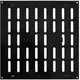 Griglia metallica regolabile 300x300 mm nera - MR3030RM - RAL9005