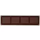 Griglia metallica 400x100 mm marrone - MR4010B