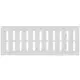 Griglia metallica regolabile 400x150 mm bianca - MR4015R - RAL9016