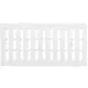 Griglia metallica regolabile 400x200 mm bianca - MR4020R - RAL9016