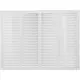 Griglia metallica 400x300 mm bianca - MR4030