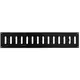 Griglia metallica regolabile 500x100 mm nera - MR5010RM - RAL9005