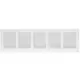 Griglia metallica 500x150 mm bianca - MR5015