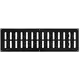 Griglia metallica regolabile 500x150 mm nera - MR5015RM - RAL9005