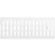 Griglia metallica regolabile 500x200 mm bianca - MR5020R - RAL9016