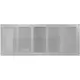 Griglia metallica 500x200 mm zincata - MR5020Zn
