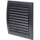 Griglia a muro regolabile 190x190 mm antracite - N12RA