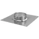 Piastra a soffitto diametro 80 mm con staffa I304 (D0,8)